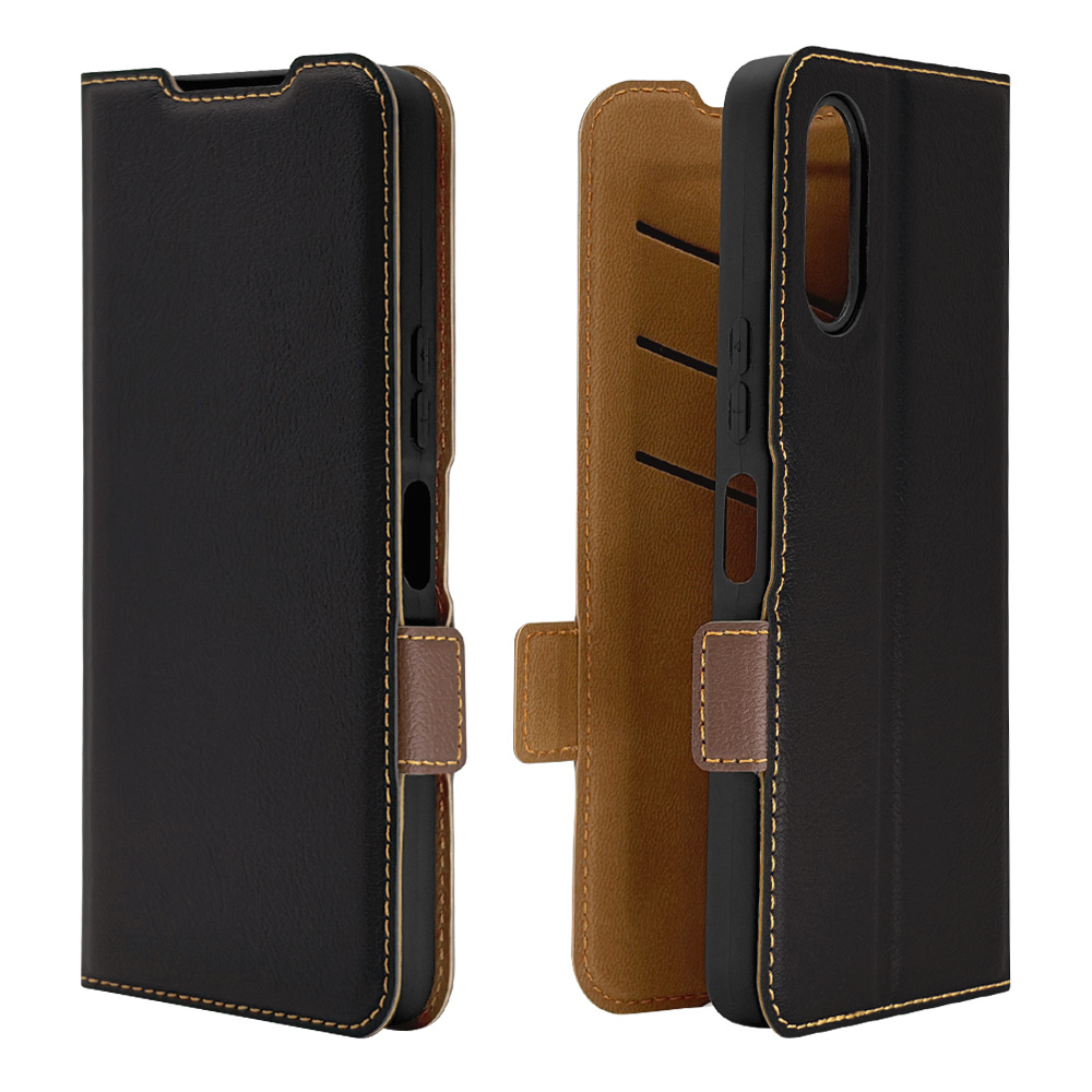 arrows We3 薄型手帳サイドマグネットケース BK×BR