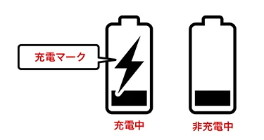 充電中電池アイコン