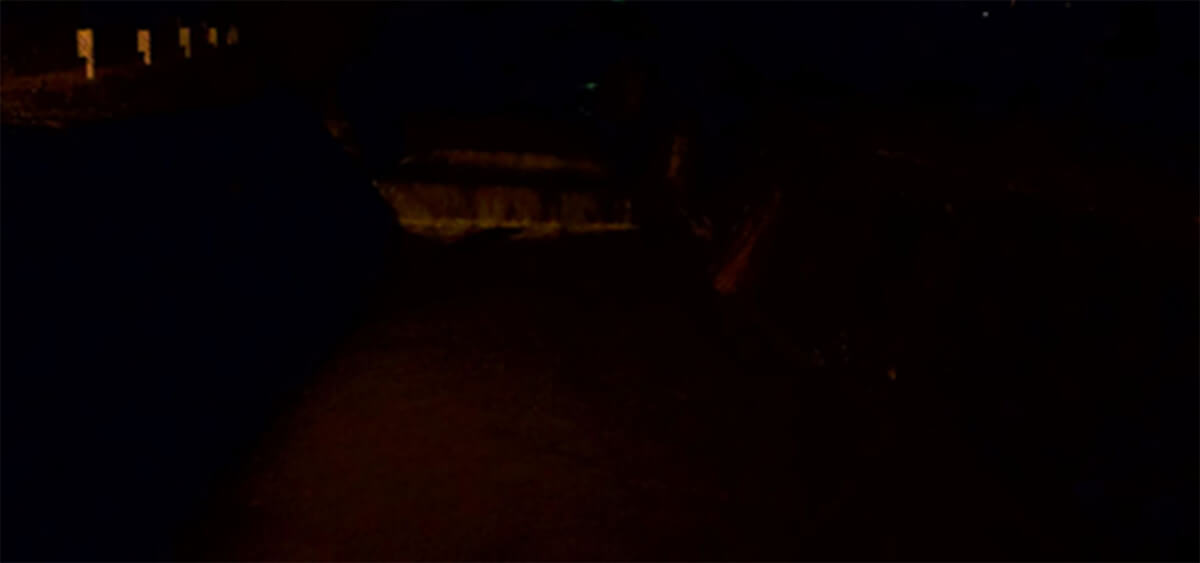 夜間画質パラメータ適用前(23時頃)