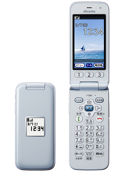 docomo ドコモ らくらくホン Ｆー01Ｍ - 携帯電話